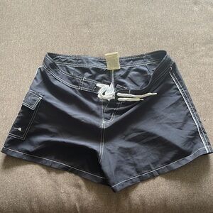 Black Vintage 4" Inseam Panama Jack Men’s Bathing Suit Short Shorts